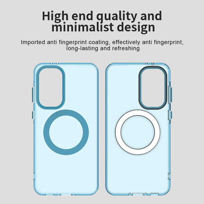 MagSafe-hoesje voor Samsung Galaxy A36 A366, Techsuit, CandyCase, Blauw