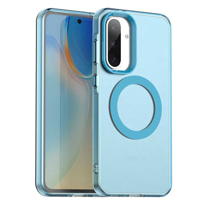 MagSafe-hoesje voor Samsung Galaxy A36 A366, Techsuit, CandyCase, Blauw