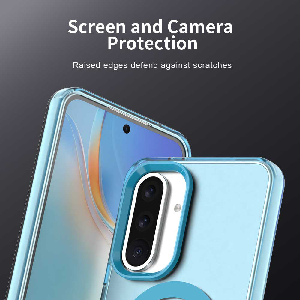 MagSafe-hoesje voor Samsung Galaxy A36 A366, Techsuit, CandyCase, Blauw