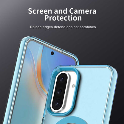 MagSafe-hoesje voor Samsung Galaxy A36 A366, Techsuit, CandyCase, Blauw