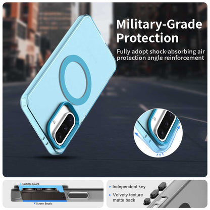 MagSafe-hoesje voor Samsung Galaxy A36 A366, Techsuit, CandyCase, Blauw