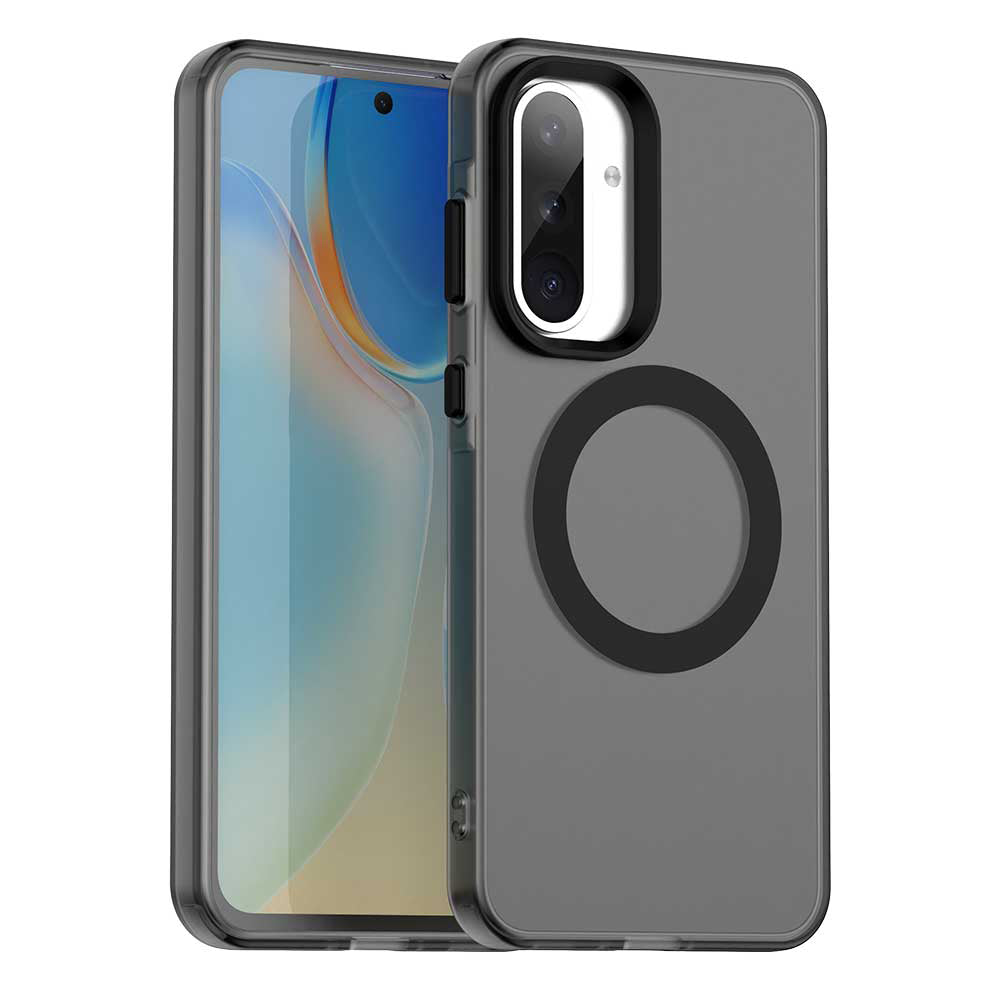 MagSafe-hoesje voor Samsung Galaxy A36 A366, Techsuit, CandyCase, Zwart