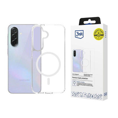 MagSafe hoesje voor Samsung Galaxy A37 5G, 3MK, Armor MagCase, Transparant