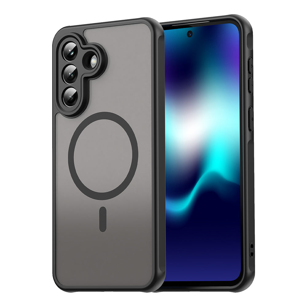 MagSafe hoesje voor Samsung Galaxy A37 5G, Techsuit, HaloFrost II, Zwart