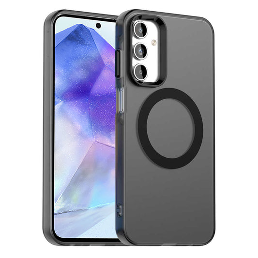MagSafe-hoesje voor Samsung Galaxy A55 5G A556, Techsuit, CandyCase, Zwart