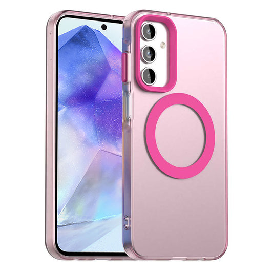 MagSafe-hoes voor Samsung Galaxy A55 5G A556, Techsuit, CandyCase, Roze