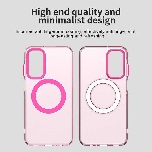 MagSafe-hoes voor Samsung Galaxy A55 5G A556, Techsuit, CandyCase, Roze