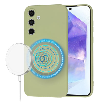 MagSafe-hoesje voor Samsung Galaxy A55 5G A556, Techsuit, SoftFlex, Matcha