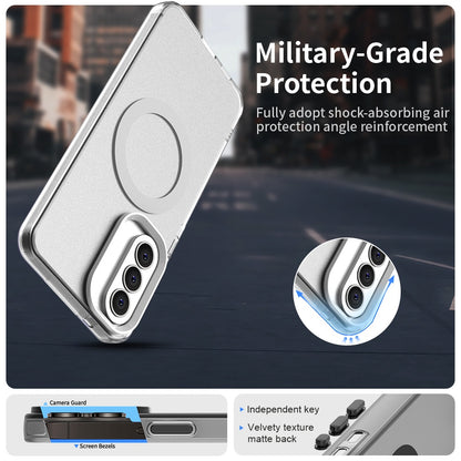 MagSafe hoesje voor Samsung Galaxy A57 5G, Techsuit, CandyCase, Wit