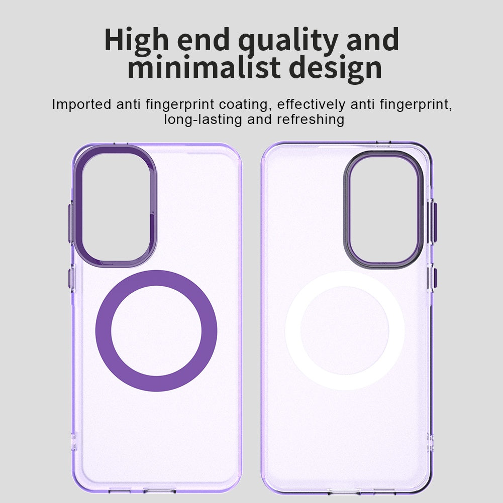 MagSafe Case for Samsung Galaxy A57 5G, Techsuit, CandyCase, Purple