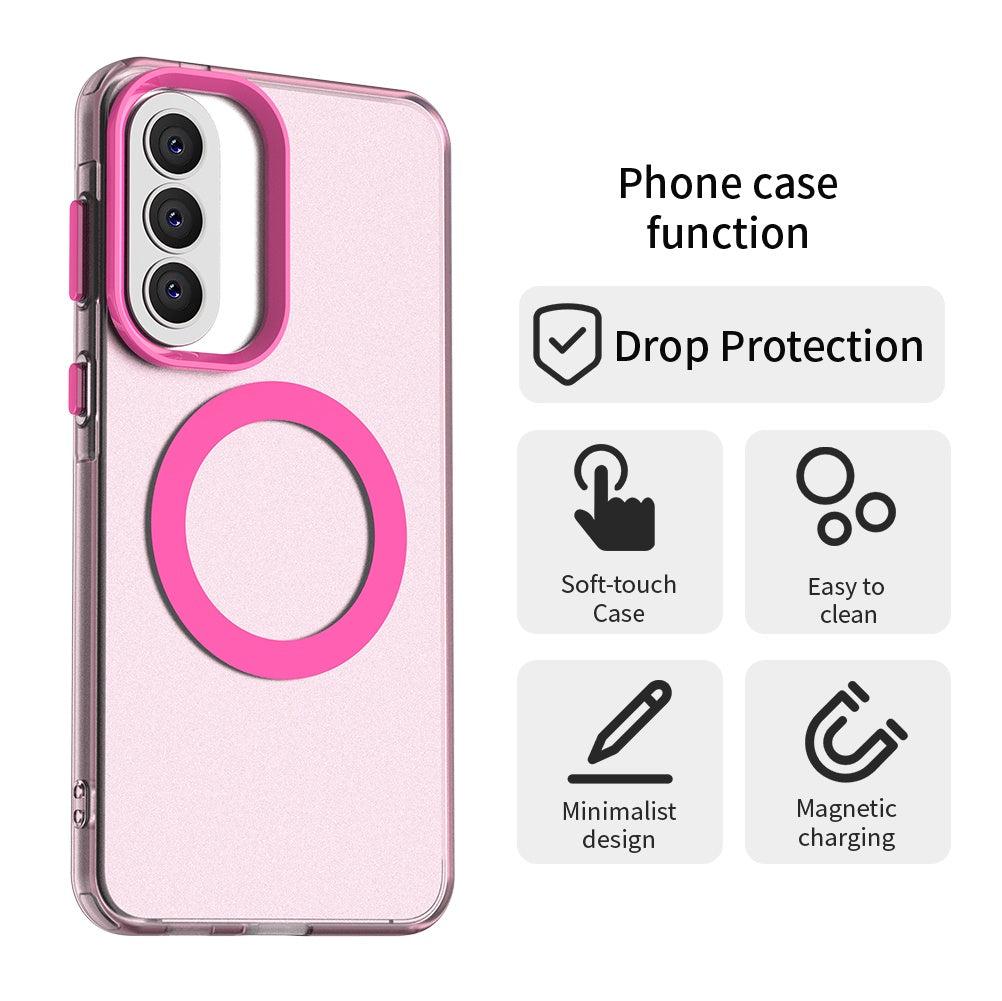 MagSafe Case for Samsung Galaxy A57 5G, Techsuit, CandyCase, Pink