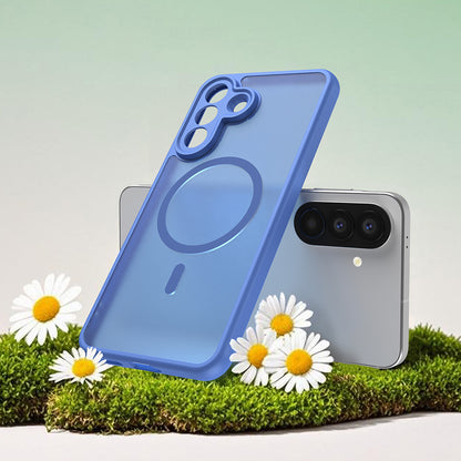 MagSafe hoesje voor Samsung Galaxy A57 5G, Techsuit, HaloFrost II, Blauw