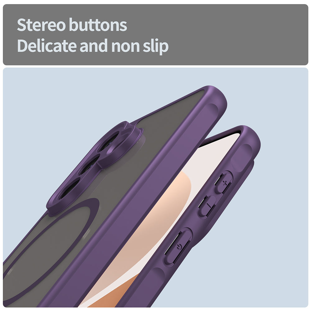 MagSafe hoesje voor Samsung Galaxy A57 5G, Techsuit, HaloFrost II, Paars