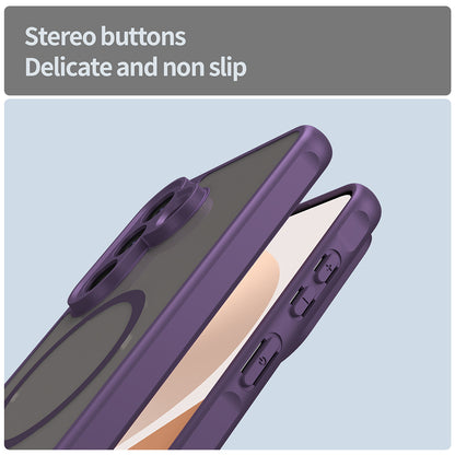 MagSafe hoesje voor Samsung Galaxy A57 5G, Techsuit, HaloFrost II, Paars