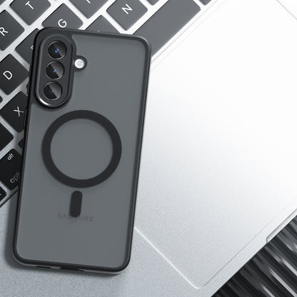 MagSafe hoes voor Samsung Galaxy A57 5G, Techsuit, PureFrost, Satijnzwart