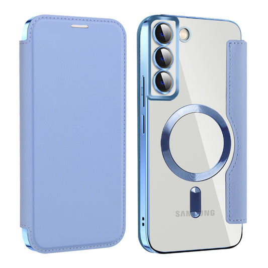 MagSafe-hoes voor Samsung Galaxy S22+ 5G S906, Techsuit, SmartMag Book, Blauw
