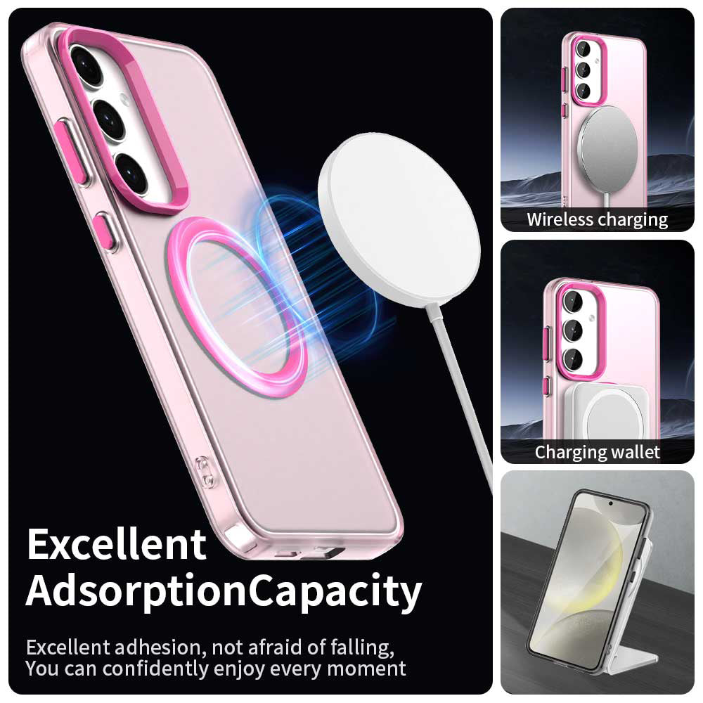 MagSafe-hoes voor Samsung Galaxy S23 FE S711, Techsuit, CandyCase, Roze
