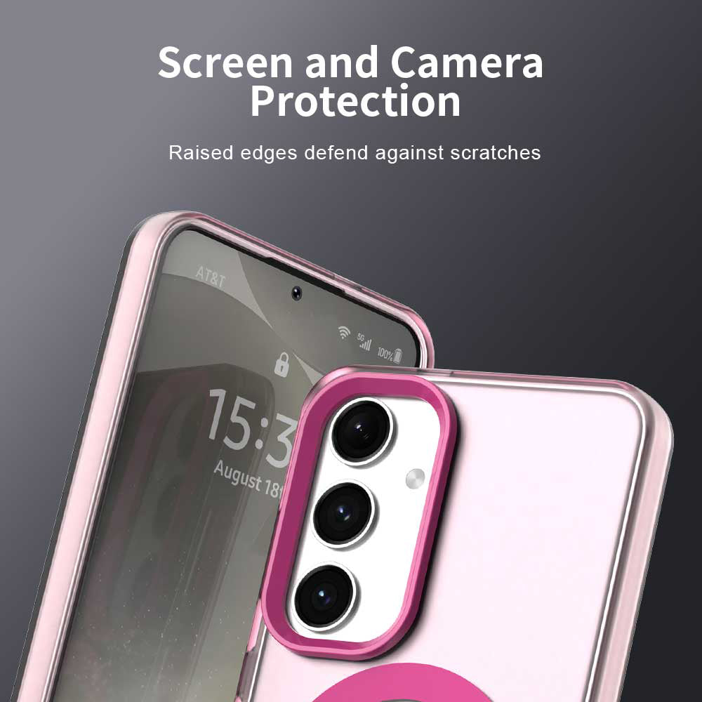 MagSafe-hoes voor Samsung Galaxy S23 FE S711, Techsuit, CandyCase, Roze