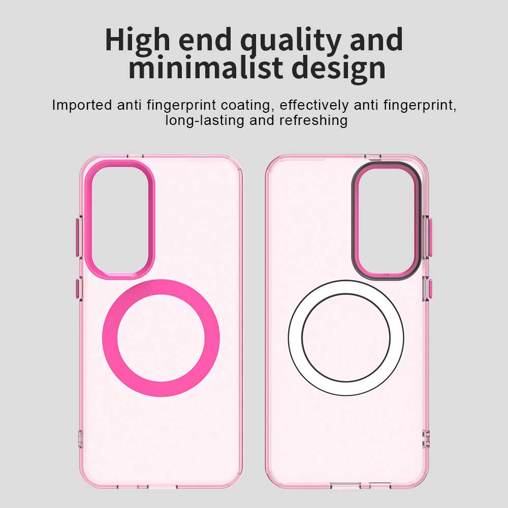 MagSafe-hoes voor Samsung Galaxy S23 FE S711, Techsuit, CandyCase, Roze