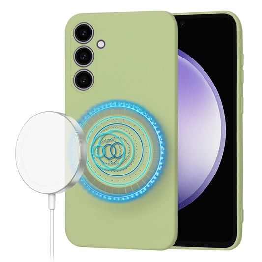 MagSafe-hoesje voor Samsung Galaxy S23 FE S711, Techsuit, SoftFlex, Matcha