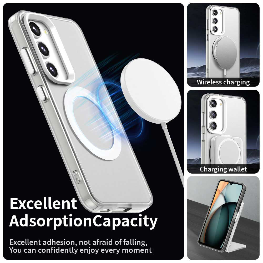 MagSafe-hoesje voor Samsung Galaxy S23 S911, Techsuit, CandyCase, Wit