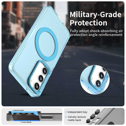 MagSafe-hoesje voor Samsung Galaxy S23 S911, Techsuit, CandyCase, Blauw