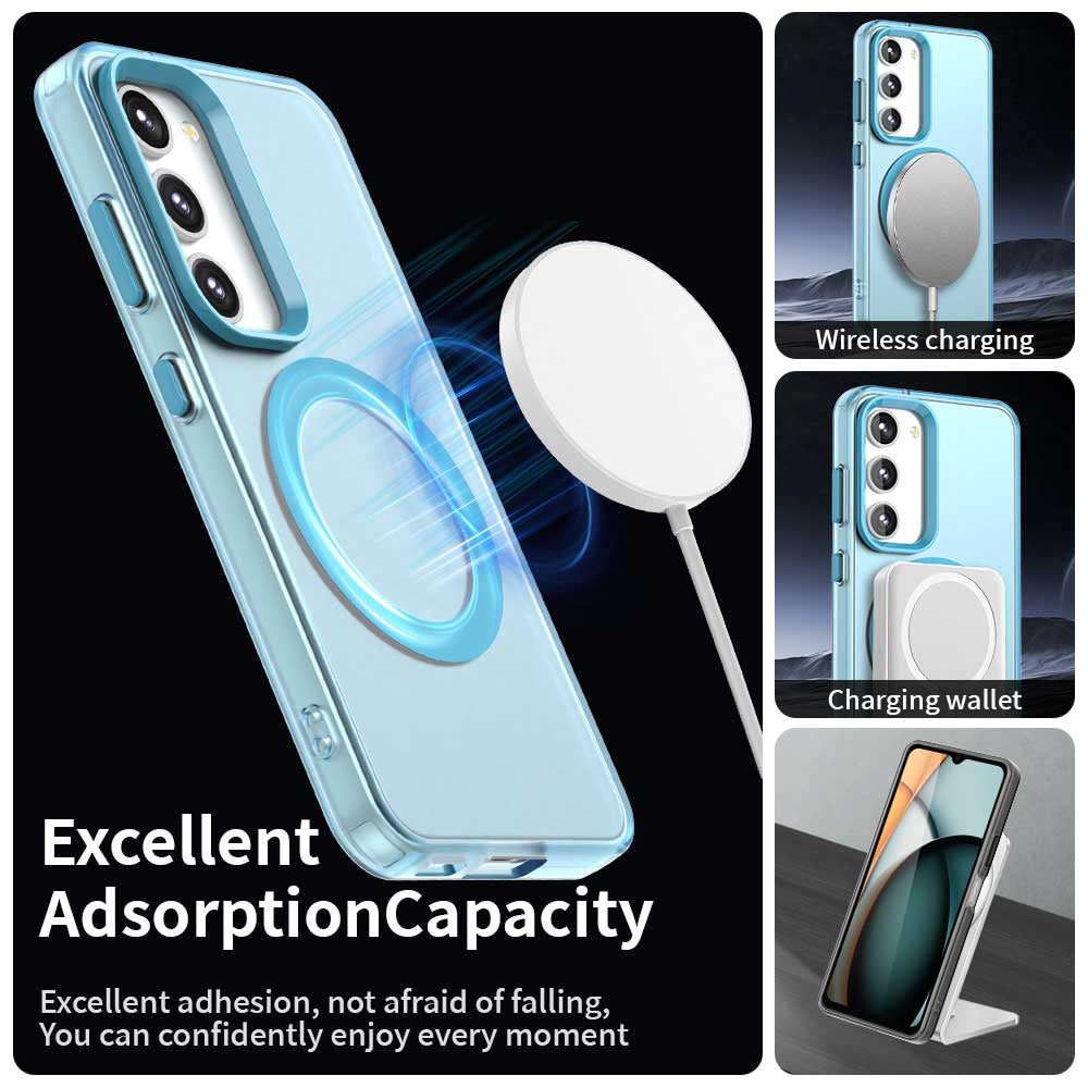 MagSafe-hoesje voor Samsung Galaxy S23 S911, Techsuit, CandyCase, Blauw
