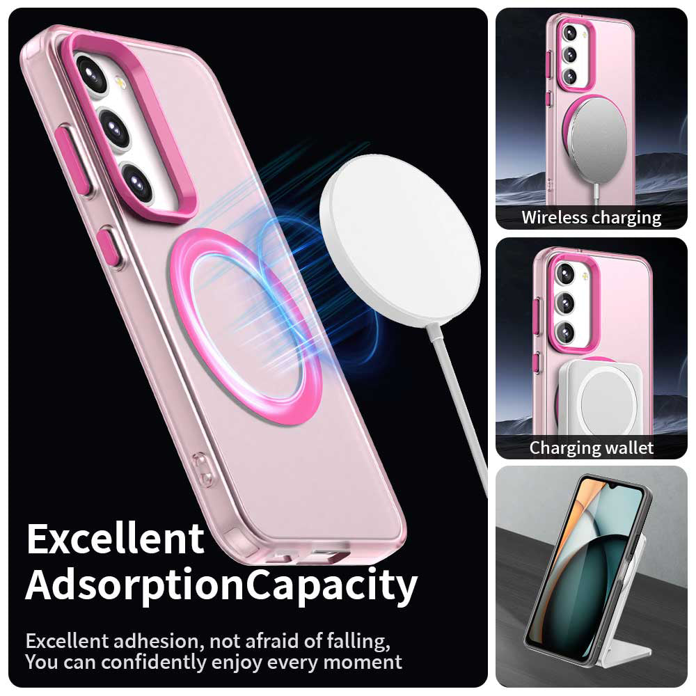 MagSafe-hoes voor Samsung Galaxy S23 S911, Techsuit, CandyCase, Roze
