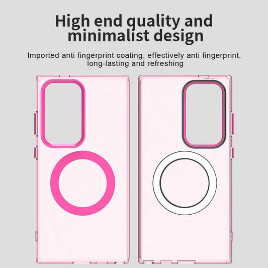 MagSafe-hoesje voor Samsung Galaxy S23 Ultra S918, Techsuit, CandyCase, Roze