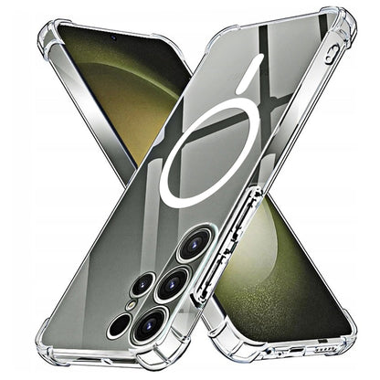 MagSafe Case for Samsung Galaxy S23 Ultra S918, Techsuit, Shockproof, Transparent
