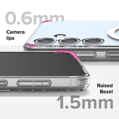 MagSafe-hoes voor Samsung Galaxy S24 FE S721, Ringke, Fusion, Transparant