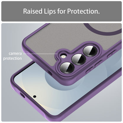 MagSafe-hoes voor Samsung Galaxy S24+ S926, Techsuit, HaloFrost II, Paars