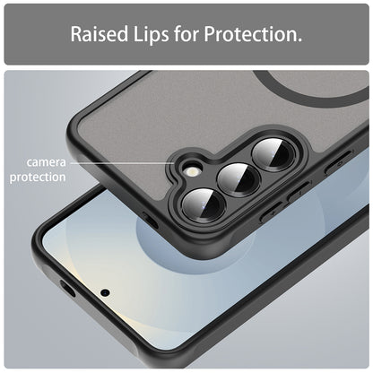 MagSafe-hoes voor Samsung Galaxy S24+ S926, Techsuit, HaloFrost II, Zwart