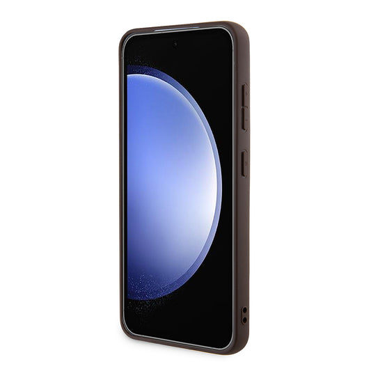 MagSafe hoesje voor Samsung Galaxy S24 S921, Guess, 4G Collection, Bruin