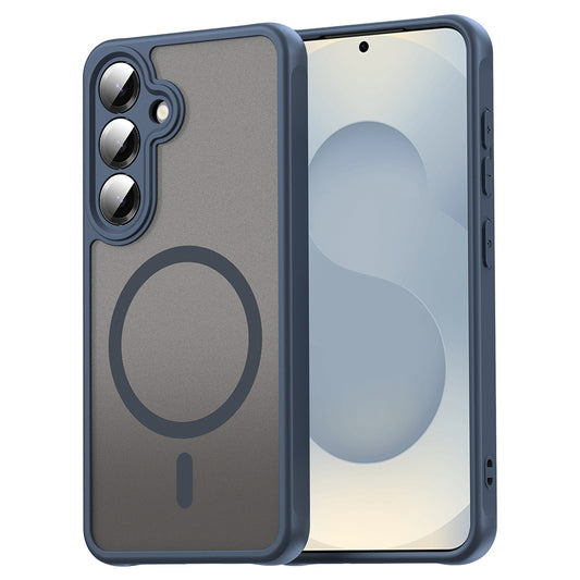 MagSafe-hoesje voor Samsung Galaxy S24 S921, Techsuit, HaloFrost II, Marineblauw