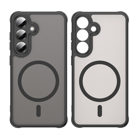 MagSafe-hoesje voor Samsung Galaxy S24 S921, Techsuit, HaloFrost II, Zwart