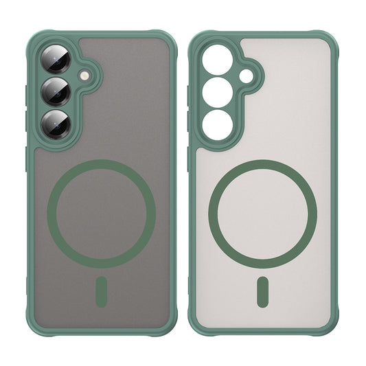 MagSafe-hoesje voor Samsung Galaxy S24 S921, Techsuit, HaloFrost II, Groen