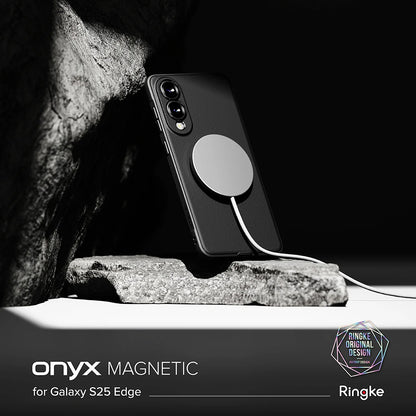 MagSafe-hoesje voor Samsung Galaxy S25 Edge S937, Ringke, Onyx, Zwart