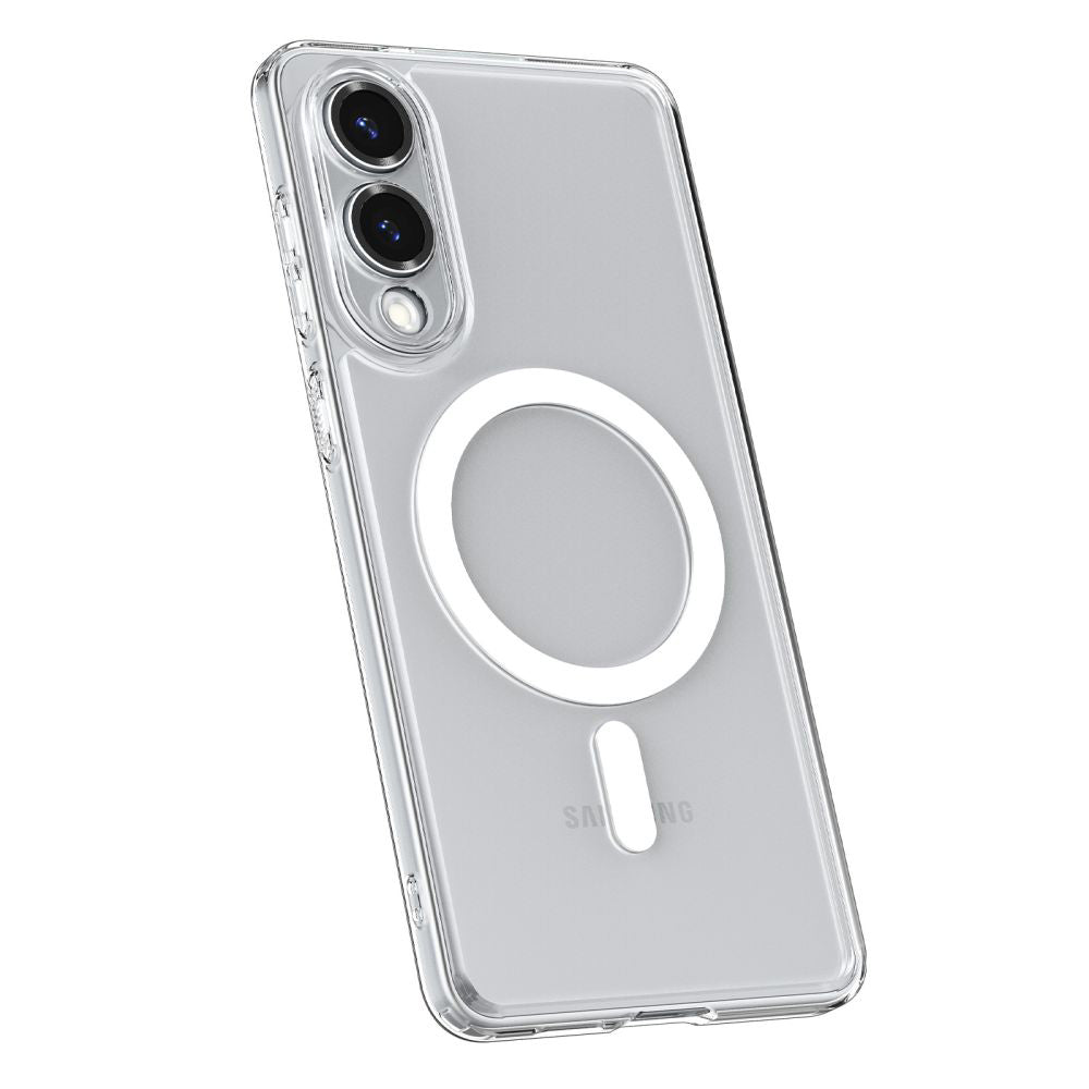 MagSafe hoesje voor Samsung Galaxy S25 Edge S937, Spigen, Ultra Hybrid, Wit ACS09418