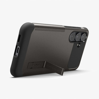 MagSafe hoesje voor Samsung Galaxy S25 FE, Spigen, Slim Armor, Grijs ACS10230