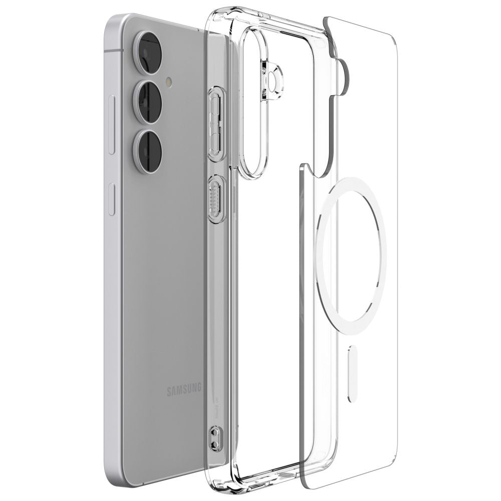 MagSafe-hoesje voor Samsung Galaxy S25 FE, Spigen, Ultra Hybrid, Wit ACS10027