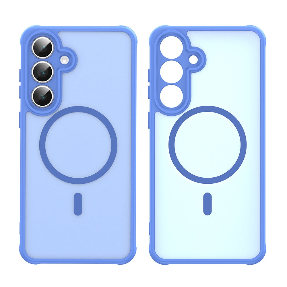 MagSafe-hoes voor Samsung Galaxy S25 FE, Techsuit, HaloFrost II, Blauw