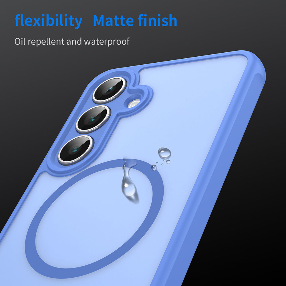 MagSafe-hoes voor Samsung Galaxy S25 FE, Techsuit, HaloFrost II, Blauw