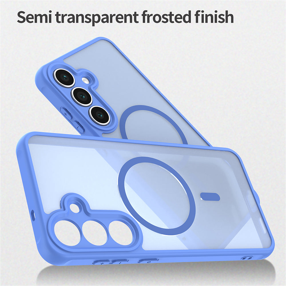 MagSafe-hoes voor Samsung Galaxy S25 FE, Techsuit, HaloFrost II, Blauw