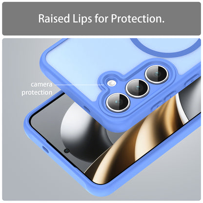 MagSafe-hoes voor Samsung Galaxy S25 FE, Techsuit, HaloFrost II, Blauw