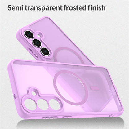 MagSafe-hoes voor Samsung Galaxy S25 FE, Techsuit, HaloFrost II, Roze