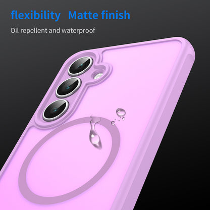 MagSafe-hoes voor Samsung Galaxy S25 FE, Techsuit, HaloFrost II, Roze