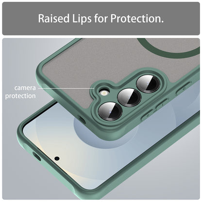 MagSafe-hoes voor Samsung Galaxy S25 FE, Techsuit, HaloFrost II, Groen