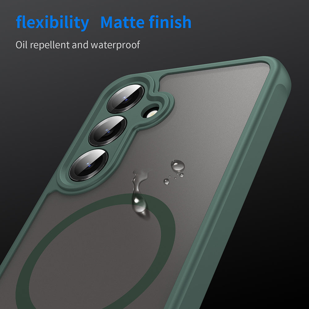 MagSafe-hoes voor Samsung Galaxy S25 FE, Techsuit, HaloFrost II, Groen