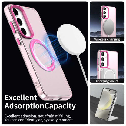 MagSafe-hoes voor Samsung Galaxy S25+ S936 / S24+ S926, Techsuit, CandyCase, Roze